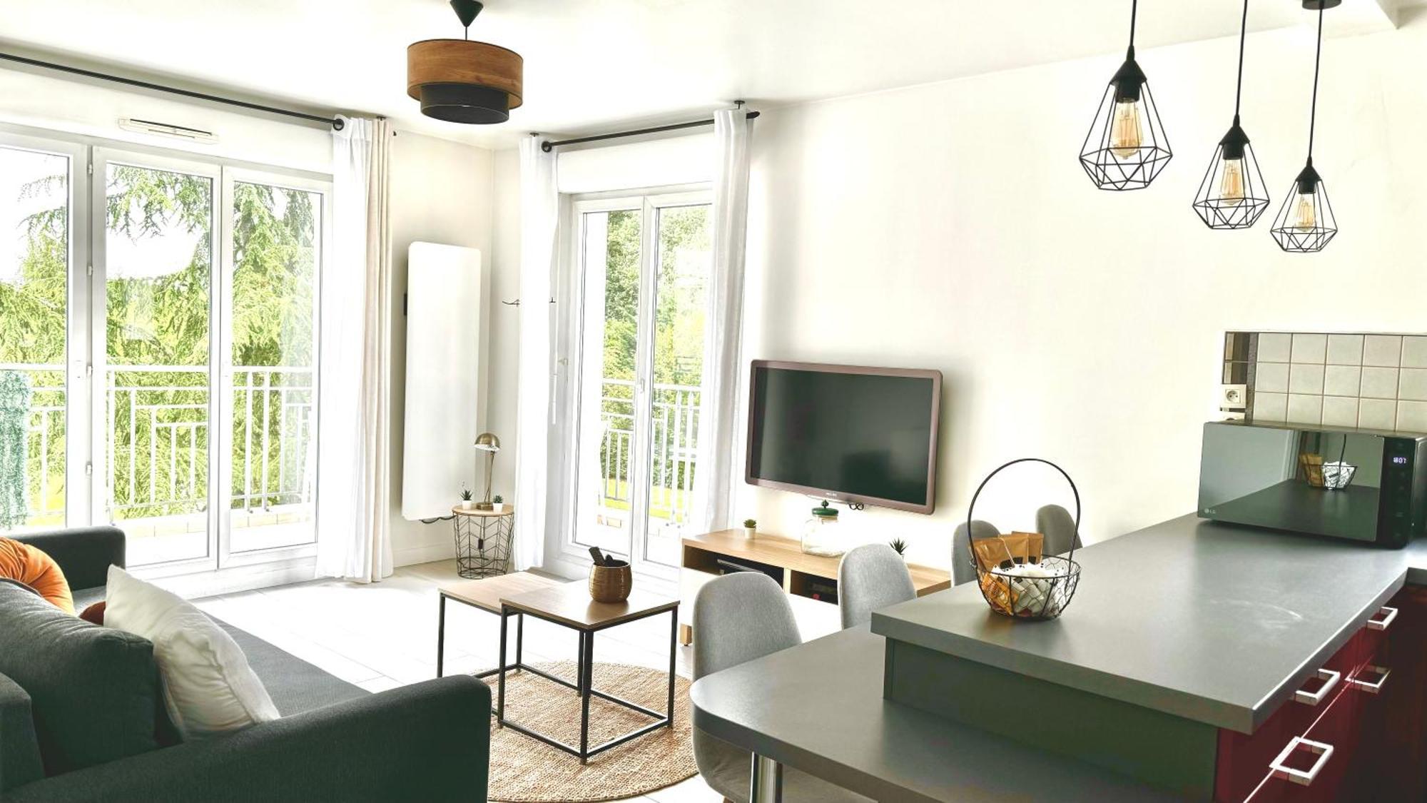 Appartement Central 6 Personnes A 10 Minutes De Disneyland Montevrain Exterior photo